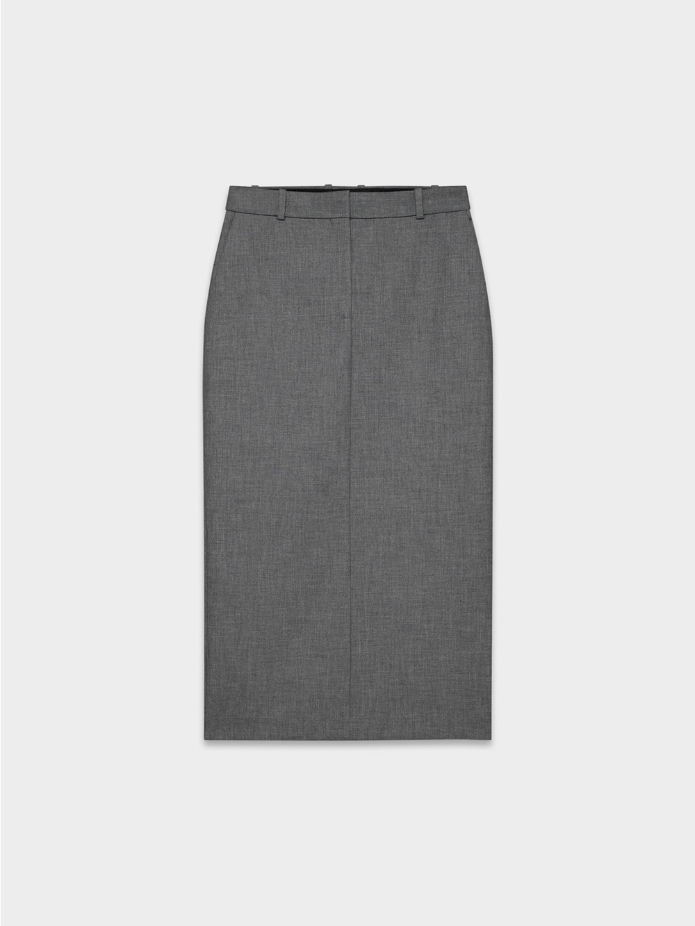 Aritzia Babaton Chisel Maxi Skirt - Heather Dark Grey - Size 2